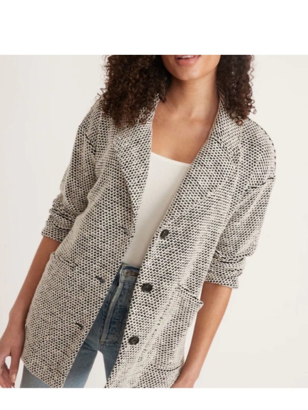 MARINE LAYER BIRDSEYE BLAZER (566)